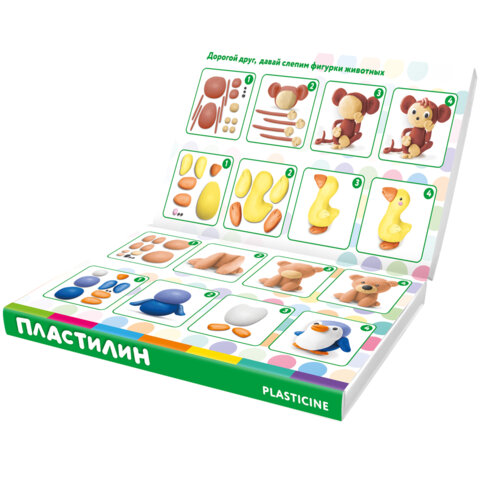 Пластилин классический BRAUBERG KIDS, 36 цветов, 540 г, стек, ВЫСШЕЕ КАЧЕСТВО