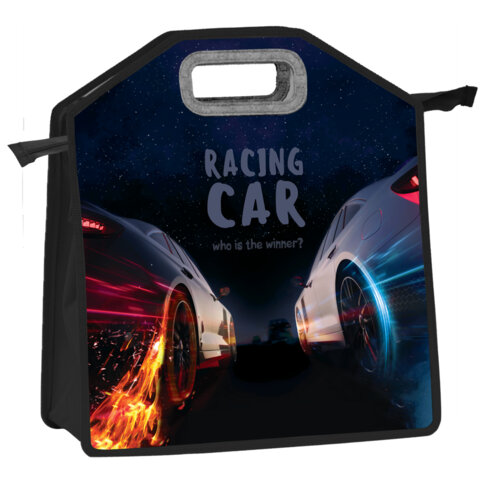 превью Папка-сумка ЮНЛАНДИЯ, 1 отделение, фетровые ручки, 34×30х11 см, «Night race»