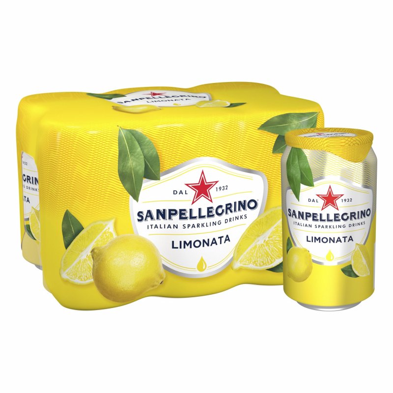 Напиток S. Pellegrino сокосодержащий лимон газированный 0.33 л (6 штук в упаковке)