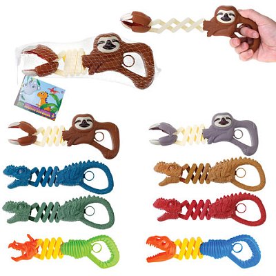 Игрушка-Хваталка «Животные и Динозавры», 24 см, АССОРТИ, 8 видов, 1TOY