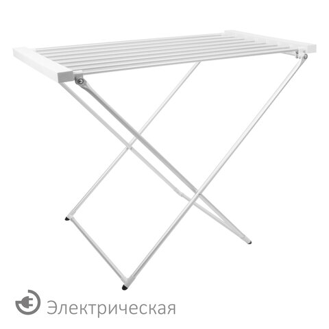 превью Сушилка для белья электрическая, напольная, раскладная, алюминиевая, нагрев 60 °С, LAIMA HOME