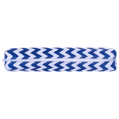 Пенал-косметичка ПИФАГОР, мягкий, «WAVE», прямоугольный, 20×7×4 см, 229264