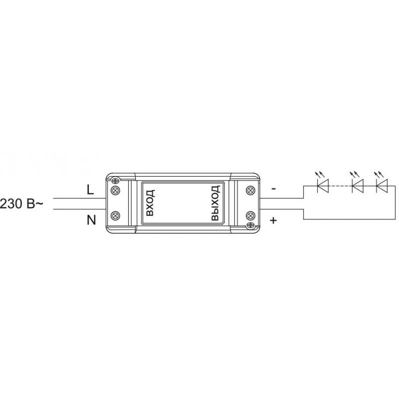 Led драйвер mg 40 600 01e схема