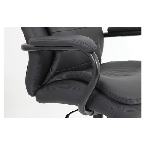 Кресло офисное BRABIX PREMIUM «Heavy Duty HD-001», усиленное, НАГРУЗКА до 200 кг, экокожа