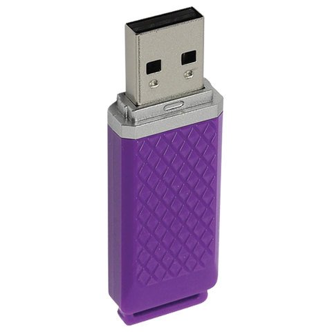 Флэш-диск 32 GB, SMARTBUY Quartz, USB 2.0, фиолетовый