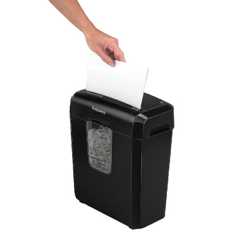 Уничтожитель документов Fellowes Powershred 6C, 4-й уровень секретности объем корзины 11 л