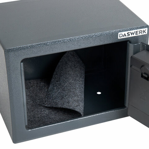 Сейф мебельный DASWERK SC-170EL (170×230х170 мм), электронный замок, графит