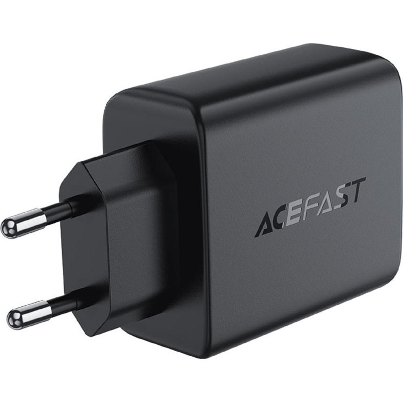 Зарядное устройство ACEFAST A61 PD45W GaN (2xUSB-C+2xUSB-A), сетевое, черный
