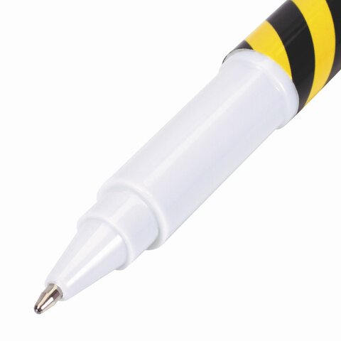 Ручка шариковая на шнурке BRAUBERG «Funny motions», , толщина письма 0.7 мм, синяя