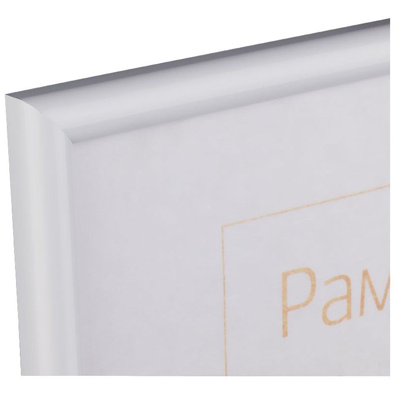 Рамка пластиковая 15×21см, OfficeSpace «Basic», небьющееся стекло, белая