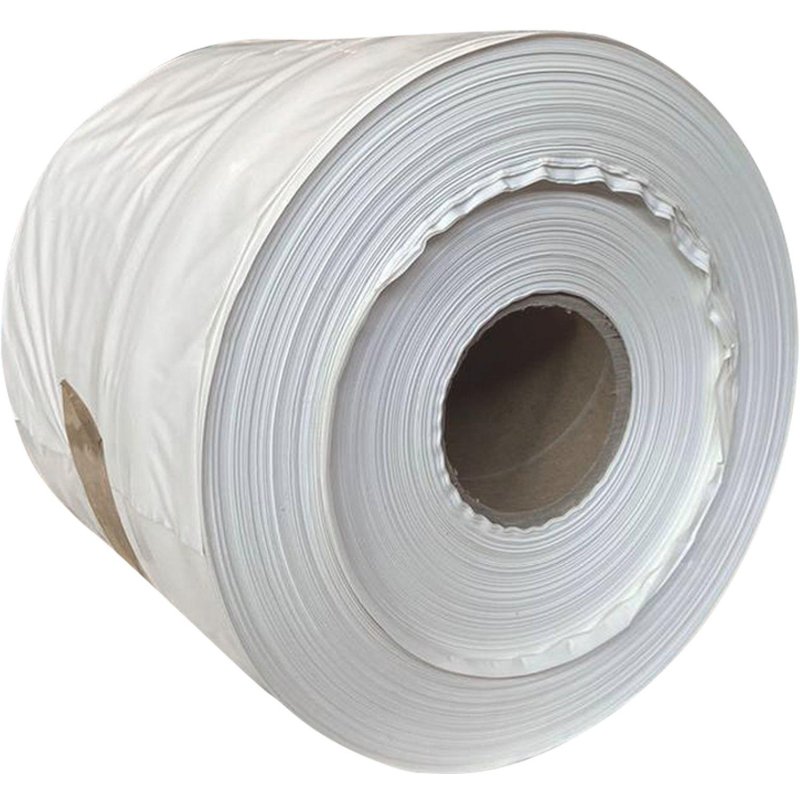 Пленка укрывная рукав ПВД, белая, ВС, 80 мкм, 10 см (10 кг)