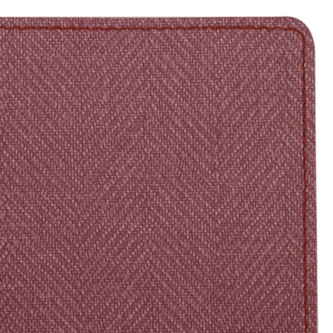 Бизнес-блокнот BRAUBERG «Tweed», А5 148×213 мм, под ткань, линия, 128 л., бордо