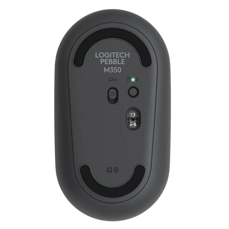 Мышь компьютерная Logitech WRL PEBBLE M350 BLACK 910-005576