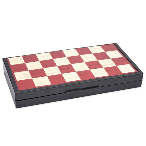 Игра магнитная 5 в 1 «Шашки, шахматы, нарды, карты, домино», 1TOY