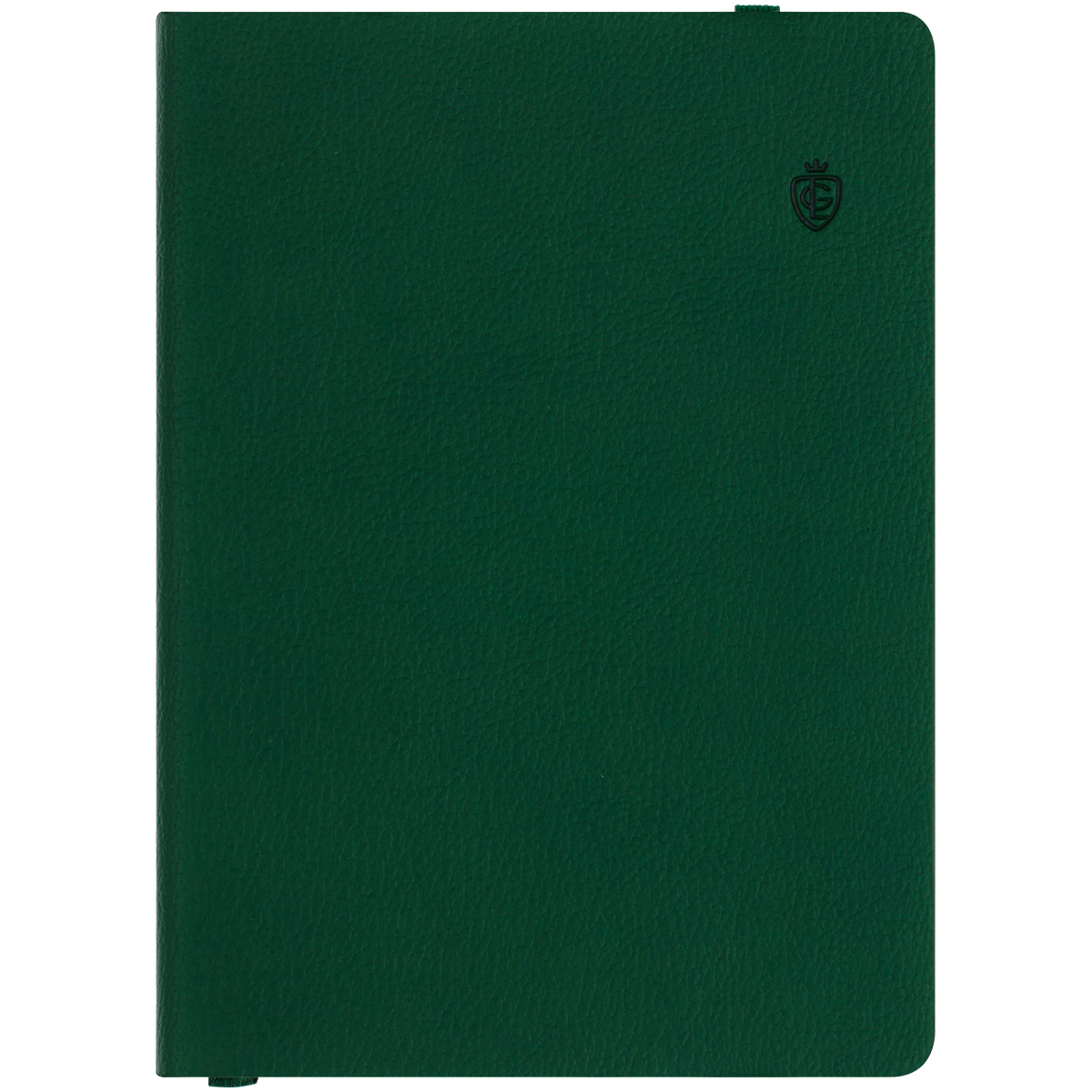 Записная книжка А6 80л. ЛАЙТ, кожзам, Greenwich Line «Classic. Olive», с резинкой, фактурное тиснение, блок в клетку