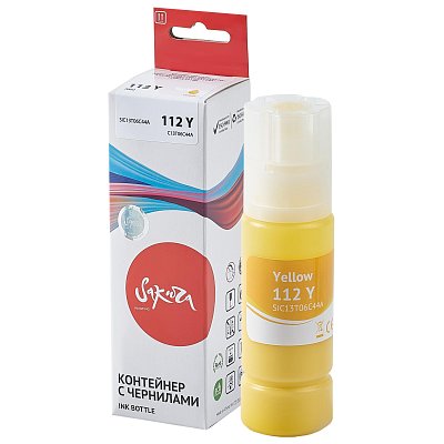 Чернила Sakura C13T06C44A 112 Y жел.70мл. для Epson L6460/L6570/L6580