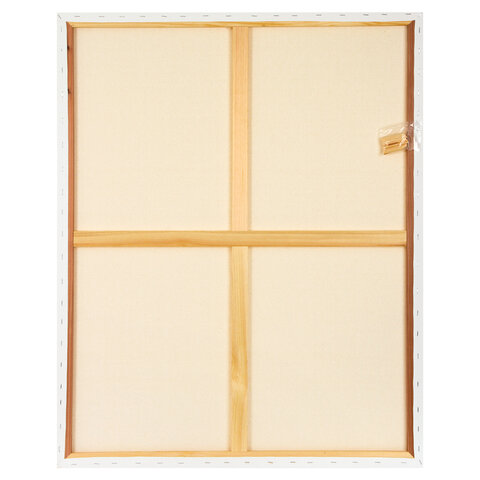 Холст на подрамнике BRAUBERG ART DEBUT, 80×100см, 280 г/м2, грунт, 100% хлопок, мелкое зерно