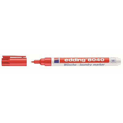Маркер промышленный Edding E-8040/2 для белья красный (1 мм)