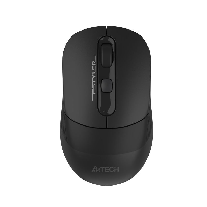 Мышь компьютерная A4Tech Fstyler (FB10C STONE BLACK) черн/2400dpi/беспр/4кн