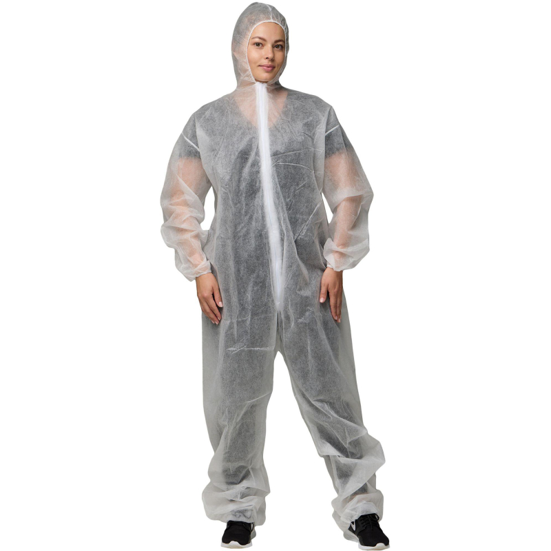 Комбинезон одноразовый Каспер, белый, 20 г/м2, р. ХXХL, кп