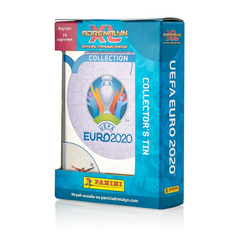 превью Карточки Panini EURO2020 Adrenalyn XL в подарочной упаковке (2 пакетика)