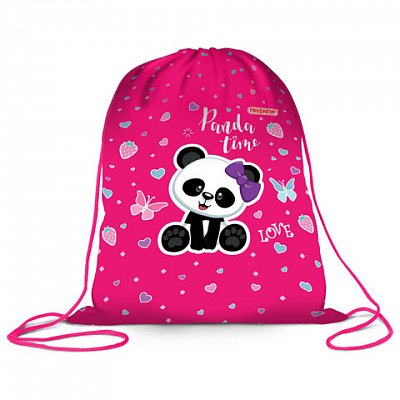 Мешок для обуви ПИФАГОР, 1 отделение, 42×34 см, «Panda time»