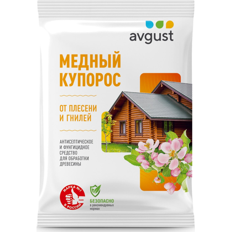 превью Средство Антисептическое фунгицидное Медный купорос Пакет 300 г, 51000495