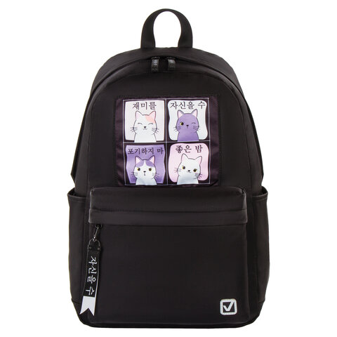 Рюкзак BRAUBERG FASHION CITY универсальныйFriendly cats44×31х16 см229965