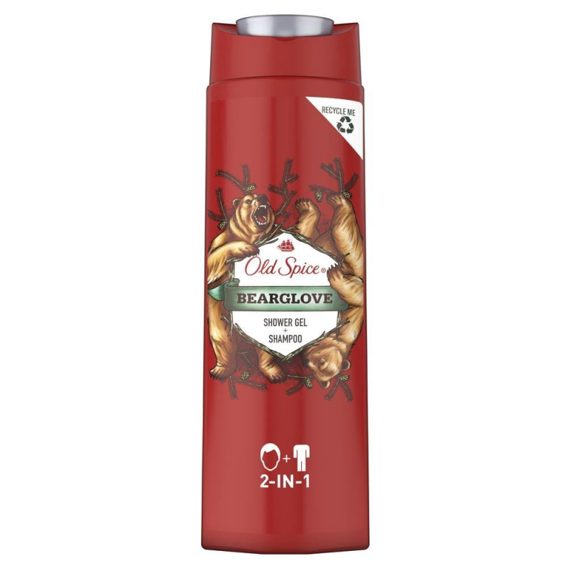 превью Гель - шампунь для душа мужской Old Spice 2в1 Bearglove 400 мл