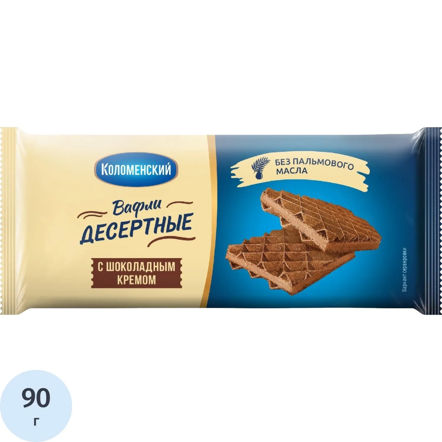 превью Вафли Коломенский Шоколадный крем 90 г