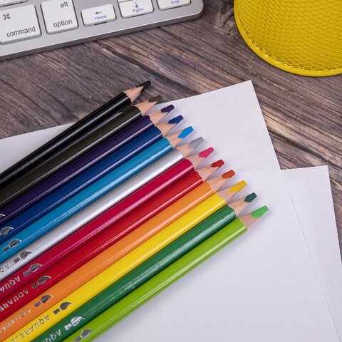 Карандаши цветные акварельные BRAUBERG PREMIUM AQUARELLE12 цветовгрифель мягкий 4 мм181671