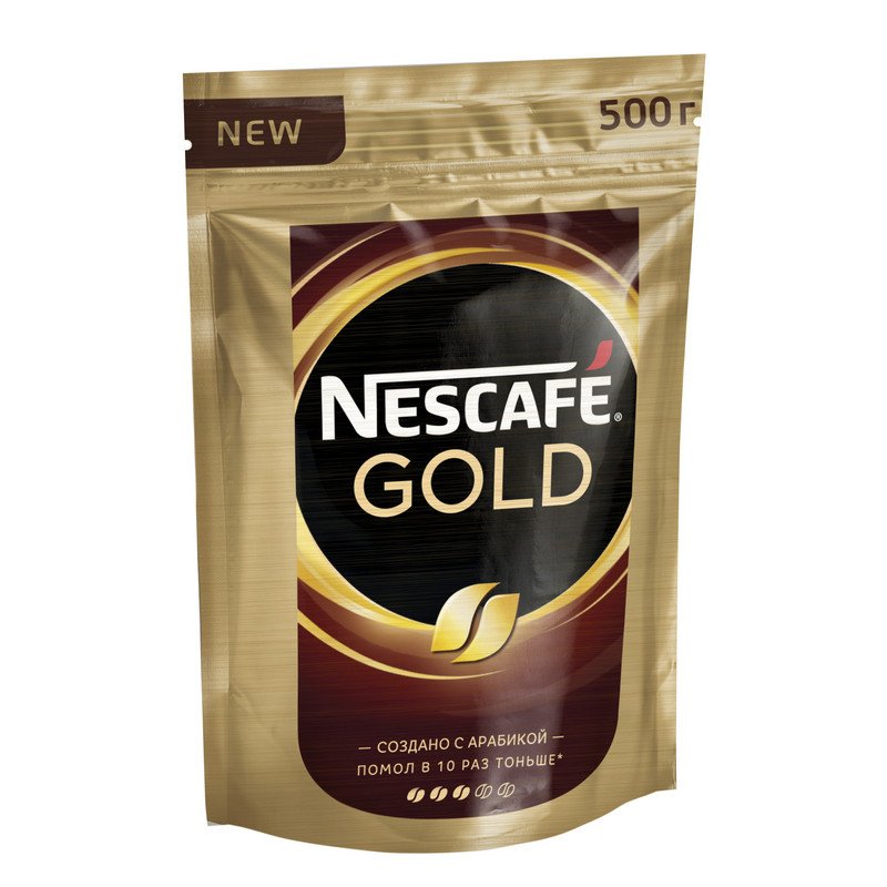 Кофе растворимый Nescafe Gold 500 г (пакет) арт. 227483 - купить в ...