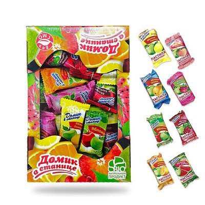 Пастила фруктовая «Домик в станице» Ассорти вкусов 500 г