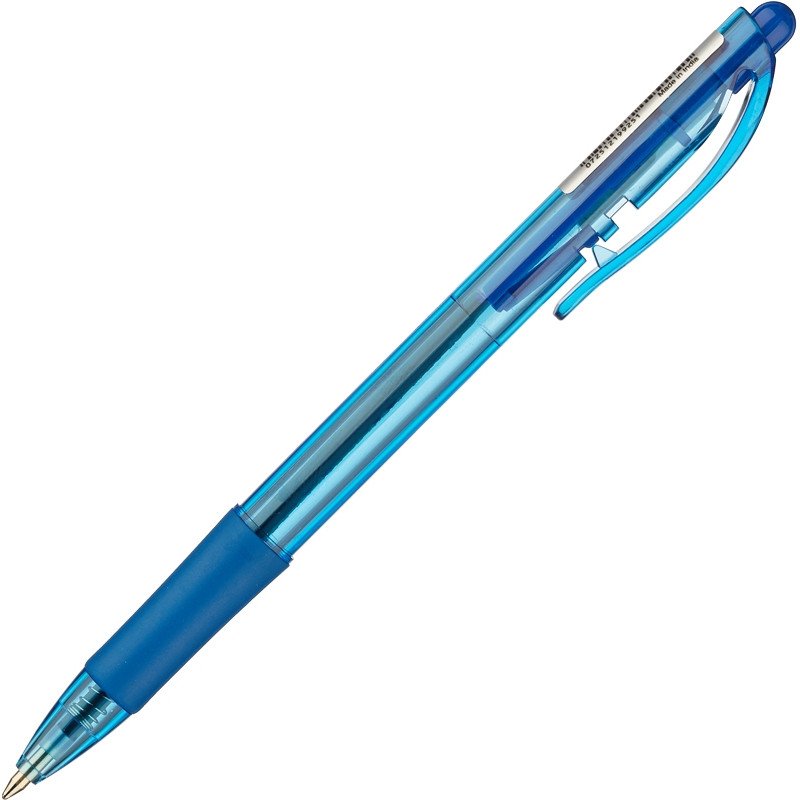 Ручка шариковая PENTEL BK417-С автомат рез.манж.синий ст. 0,3мм