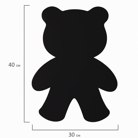 Доска на холодильник магнитно-меловая 30×40 см «Teddy Bear» с набором аксессуаров, BRAUBERG
