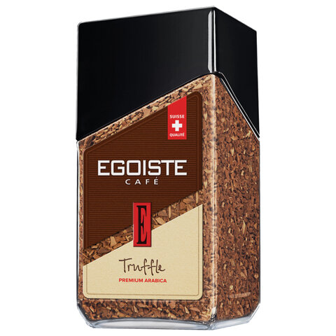 Кофе растворимый EGOISTE «Truffle», ШВЕЙЦАРИЯ, 95 г, стеклянная банка