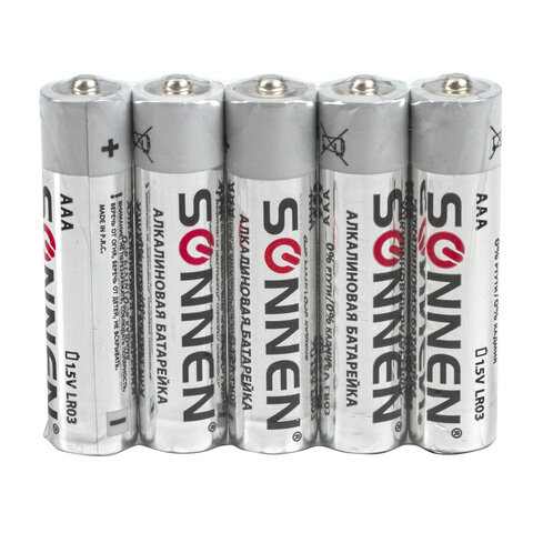 Батарейки КОМПЛЕКТ 30 (20+10) шт., SONNEN Alkaline, AA+ААА (LR6+LR03), в коробке