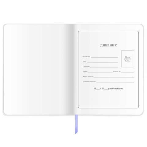 Дневник 1-4 класс 48 л., обложка кожзам (гибкая), печать, фольга ...