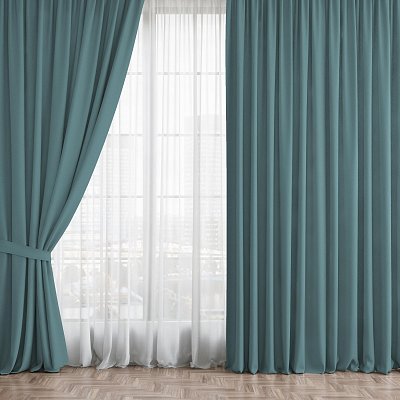 Штора Волшебная Ночь, Рогожка 165×270 см Топаз 796072