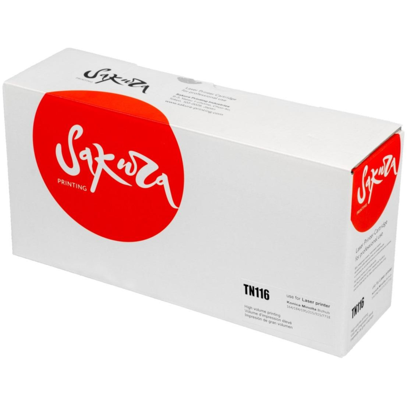 Тонер-картридж SAKURA KM-TN116 (A1UC050) чер. для Konica Minolta