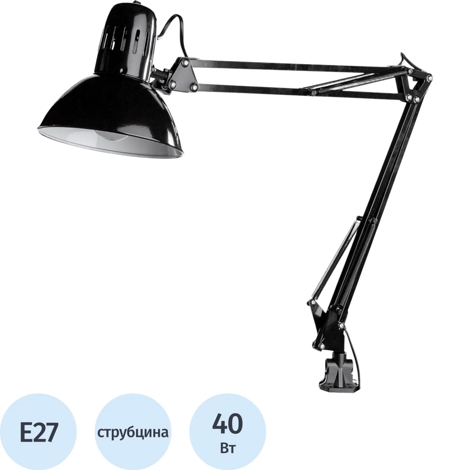 превью Светильник настольный Arte Lamp A6068LT-1BK черный