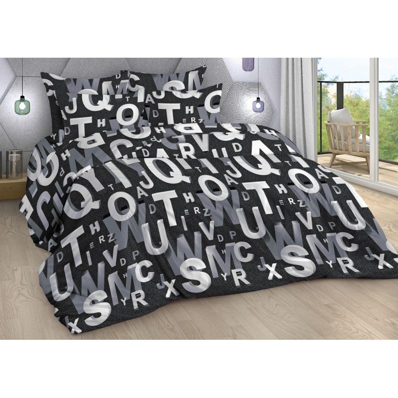 превью Постельное белье 1.5сп бязь 120г/м2 (нав.50×70-2шт) Шифр