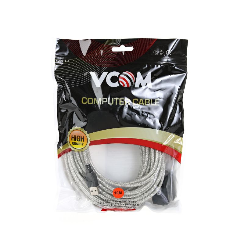 Кабель -адаптер VCOM(VUS7049-10M)USB2.0-repeater, Af> 10м