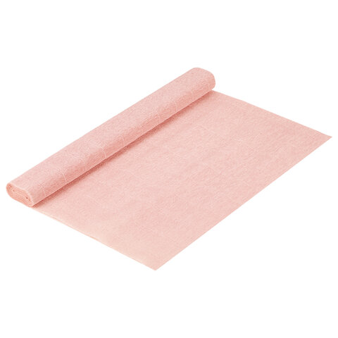 Бумага гофрированная (ИТАЛИЯ) 140 г/м2, светло-персиковая (948), 50×250 см, BRAUBERG FLORE