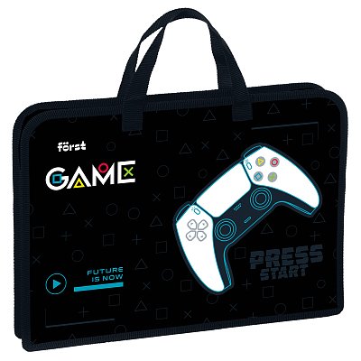 Папка с ручками 1 отделение, А4 Först «Game», 340×245×40мм, пластик, на молнии
