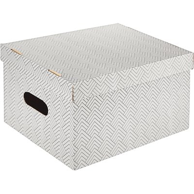 Короб для хранения Attache Графит 340×250х180 усилен. дно ККД-2, серый,3шт/уп