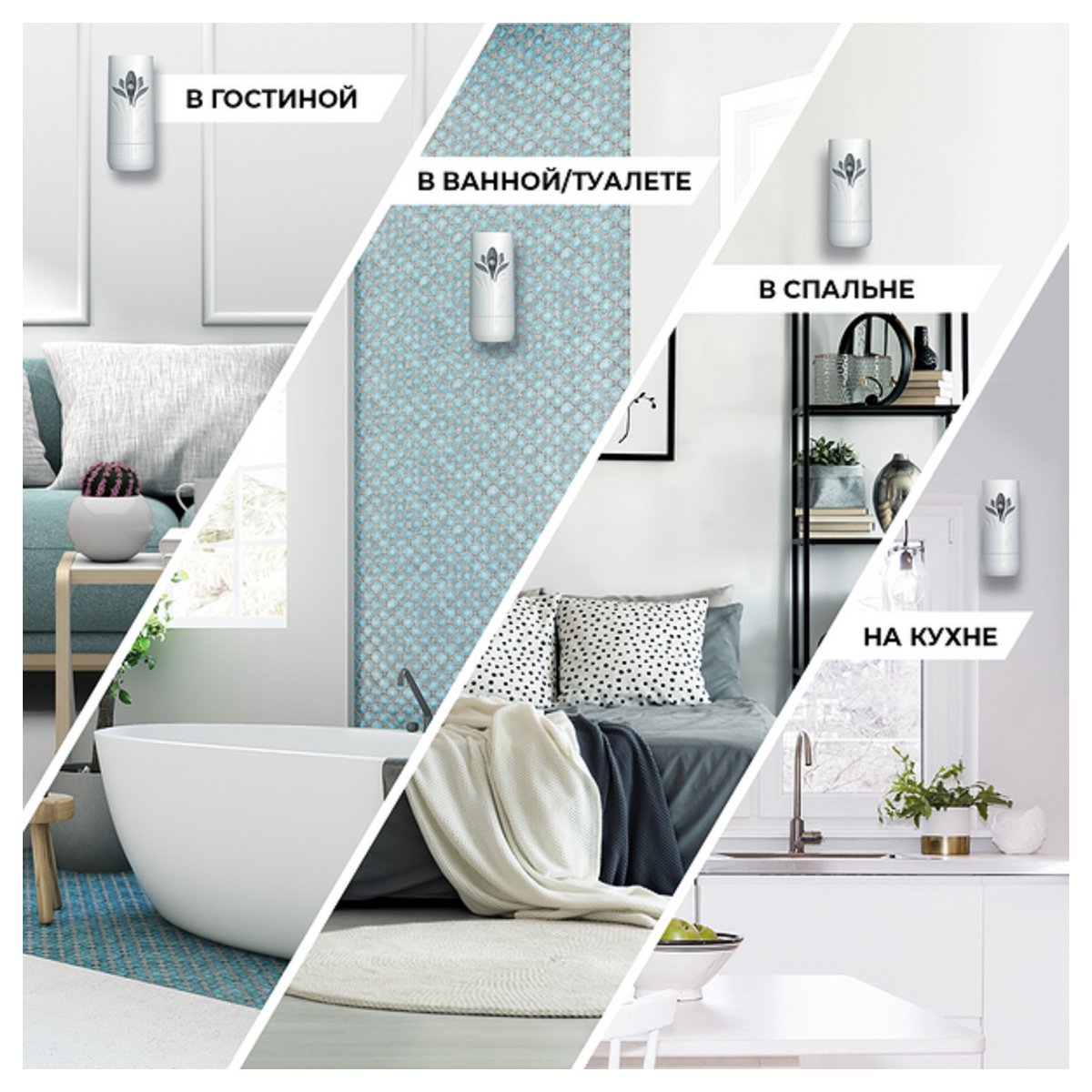 Комплект освежитель воздуха авт. и смен. блок Airwick Freshmatic «Дикий гранат», 250мл