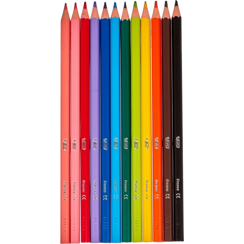 Карандаши цветные Bic Tropicolors. 12 цветов. 