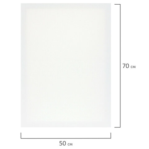 Холсты на подрамнике НАБОР 3 шт. (30×40 см, 40×50 см, 50×70 см), 280 г/м2, грунт, хлопок, BRAUBERG ART