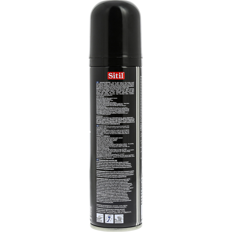 Очиститель для обуви, пена Sitil Black edition Universal Cleaning Foam, унив